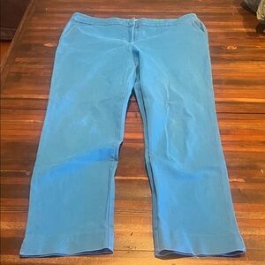 Boden Women's Blue Stretch Straight Leg Pants